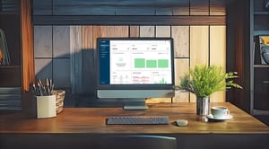 An efficient and clean workspace after Bill360