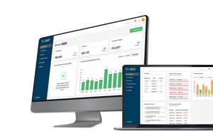 Bill360 dashboard on a computer