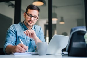 A business owner evaluating AR software