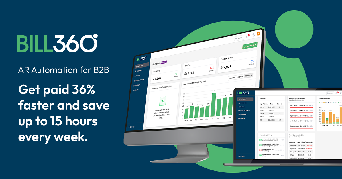 Bill360 - B2B AR Automation | Improve Cash Flow & Reduce DSO